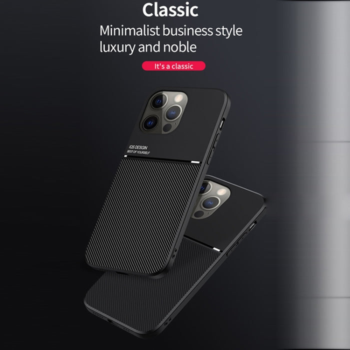 Classic Tilt Strip Grain Magnético a prueba de golpes PC + TPU Case, For iPhone 13 mini, For iPhone 13, For iPhone 13 Pro, For iPhone 13 Pro Max