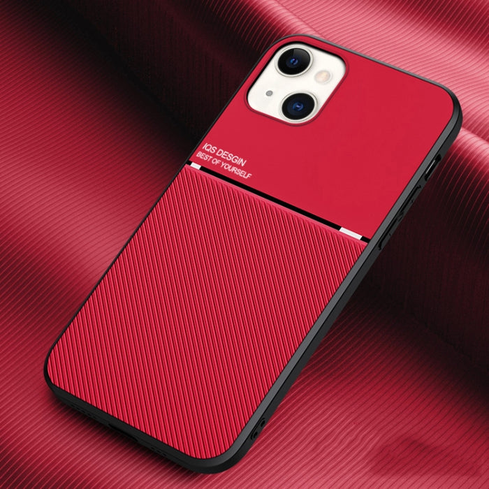 Classic Tilt Strip Grain Magnético a prueba de golpes PC + TPU Case, For iPhone 13 mini, For iPhone 13, For iPhone 13 Pro, For iPhone 13 Pro Max