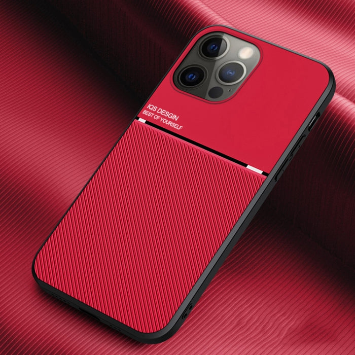 Classic Tilt Strip Grain Magnético a prueba de golpes PC + TPU Case, For iPhone 13 mini, For iPhone 13, For iPhone 13 Pro, For iPhone 13 Pro Max