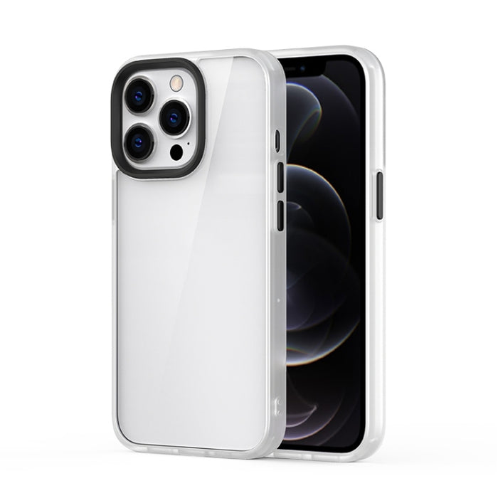 Ming Shield Hybrid Frosted Transparente PC + TPU Estuche a prueba de rasguños a prueba de golpes