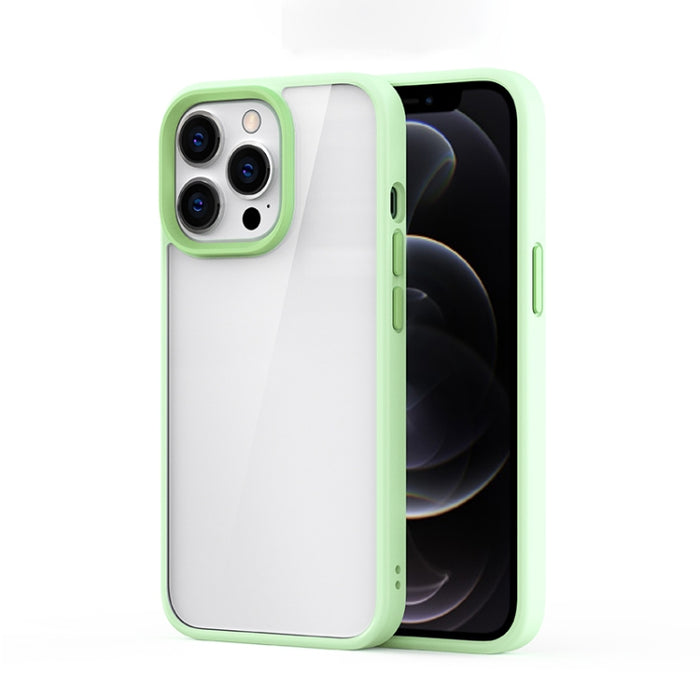 Ming Shield Hybrid Frosted Transparente PC + TPU Estuche a prueba de rasguños a prueba de golpes