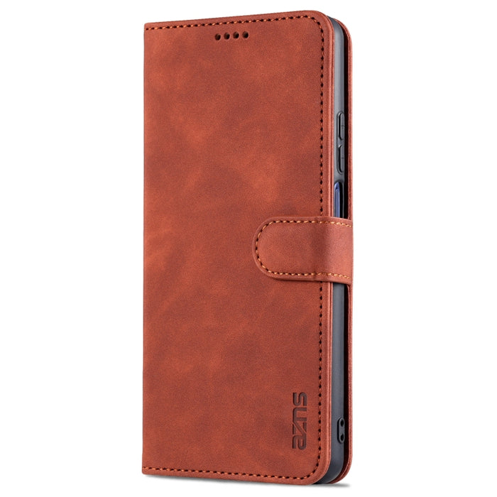 AZNS Skin Feel Calf Texture Funda de cuero con tapa horizontal con ranuras para tarjetas y soporte y billetera, For Xiaomi Redmi Note 9 Pro 5G, For Xiaomi Mi 10T Lite 5G, For Xiaomi Redmi Note 10 Pro 5G, For Xiaomi Poco X3 GT, For Xiaomi Mi 10S        ...