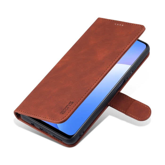 AZNS Skin Feel Calf Texture Funda de cuero con tapa horizontal con ranuras para tarjetas y soporte y billetera, For Xiaomi Redmi Note 9 Pro 5G, For Xiaomi Mi 10T Lite 5G, For Xiaomi Redmi Note 10 Pro 5G, For Xiaomi Poco X3 GT, For Xiaomi Mi 10S        ...
