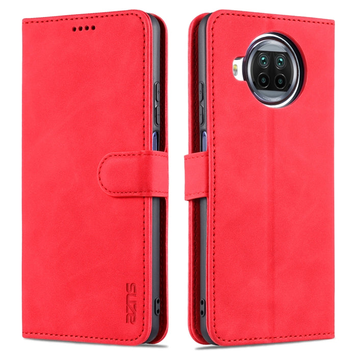 AZNS Skin Feel Calf Texture Funda de cuero con tapa horizontal con ranuras para tarjetas y soporte y billetera, For Xiaomi Redmi Note 9 Pro 5G, For Xiaomi Mi 10T Lite 5G, For Xiaomi Redmi Note 10 Pro 5G, For Xiaomi Poco X3 GT, For Xiaomi Mi 10S        ...
