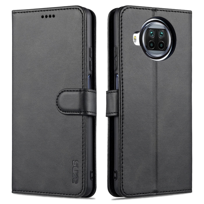 AZNS Skin Feel Calf Texture Funda de cuero con tapa horizontal con ranuras para tarjetas y soporte y billetera, For Xiaomi Redmi Note 9 Pro 5G, For Xiaomi Mi 10T Lite 5G, For Xiaomi Redmi Note 10 Pro 5G, For Xiaomi Poco X3 GT, For Xiaomi Mi 10S        ...