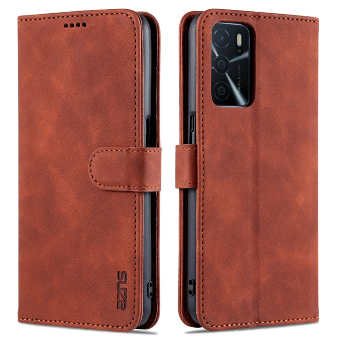 AZNS Skin Feel Calf Texture Funda de cuero con tapa horizontal con ranuras para tarjetas y soporte y billetera, For Xiaomi Redmi Note 9 Pro 5G, For Xiaomi Mi 10T Lite 5G, For Xiaomi Redmi Note 10 Pro 5G, For Xiaomi Poco X3 GT, For Xiaomi Mi 10S        ...