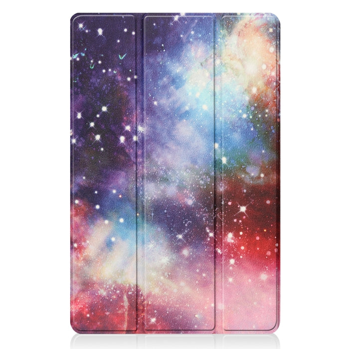 Estuche de cuero de PU pintado Custer con función de suspensión / activación y soporte de 3 pliegues, For Xiaomi Pad 5