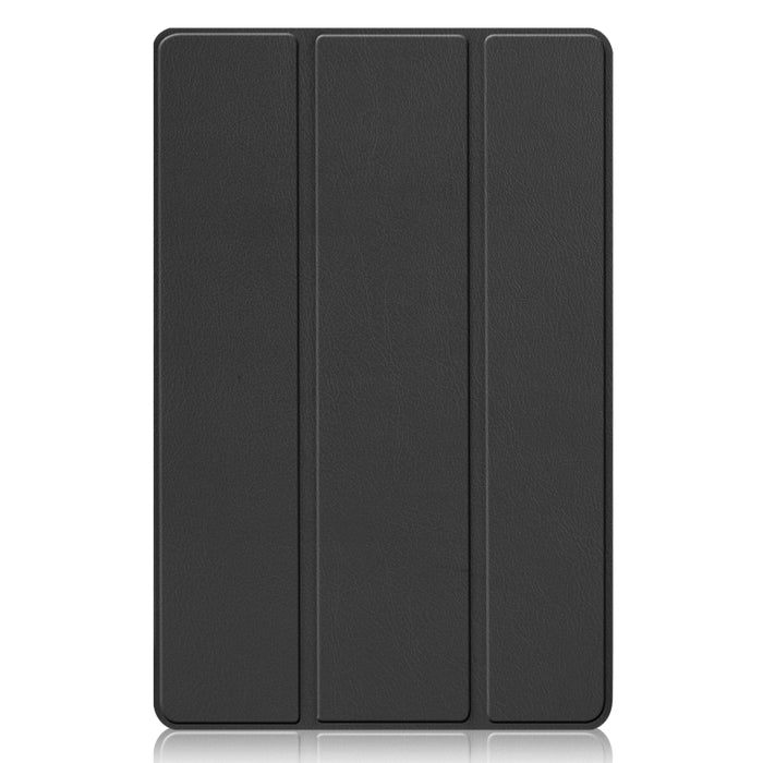 Estuche de cuero con tapa horizontal de textura Custer con soporte de tres pliegues y función de suspensión / activación, For Xiaomi Pad 5