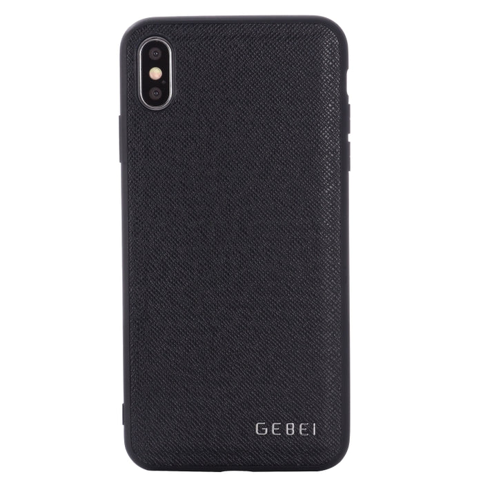 Estuche protector de cuero a prueba de golpes de cobertura total GEBEI, For iPhone 11, For iPhone 11 Pro, For iPhone 11 Pro Max