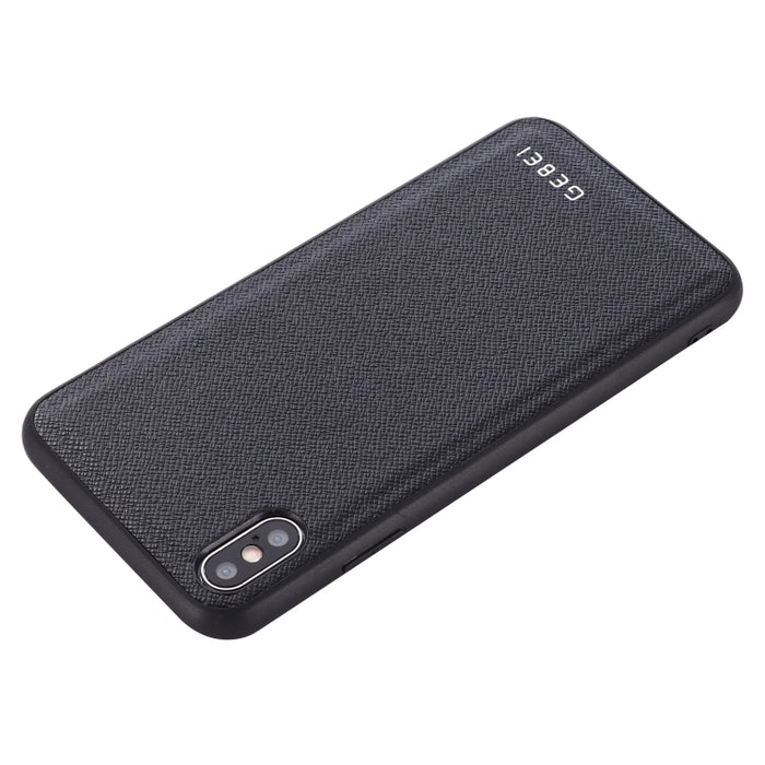 Estuche protector de cuero a prueba de golpes de cobertura total GEBEI, For iPhone 11, For iPhone 11 Pro, For iPhone 11 Pro Max