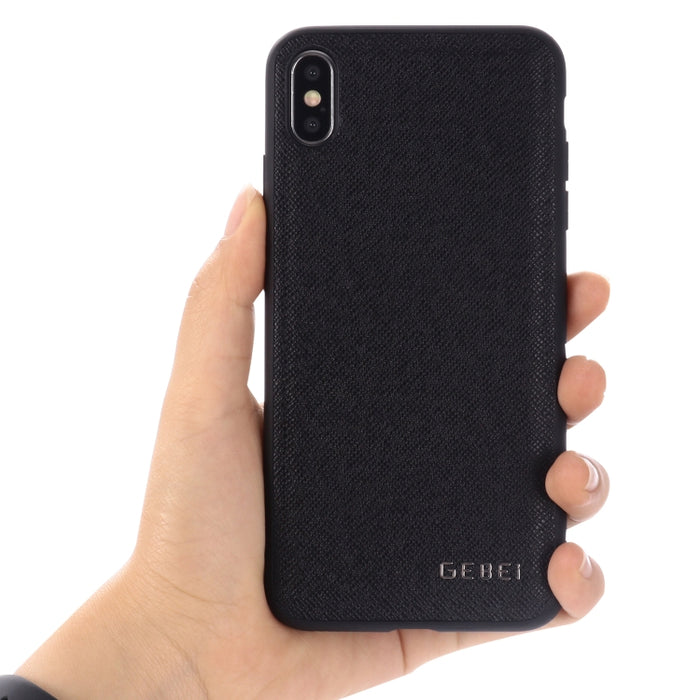 Estuche protector de cuero a prueba de golpes de cobertura total GEBEI, For iPhone 11, For iPhone 11 Pro, For iPhone 11 Pro Max