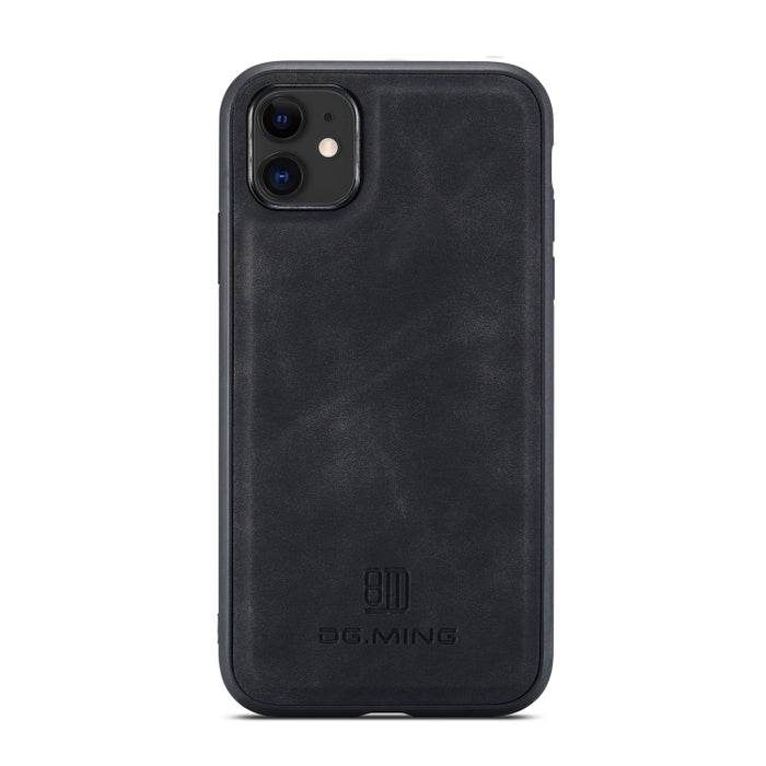 DG.MING Serie M1 Cartera para múltiples tarjetas de 3 pliegues + Funda trasera magnética Funda a prueba de golpes con función de soporte, For iPhone 11, For iPhone 11 Pro, For iPhone 11 Pro Max