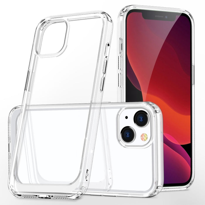 Crystal Clear a prueba de golpes PC + TPU Funda protectora