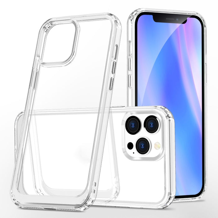 Crystal Clear a prueba de golpes PC + TPU Funda protectora