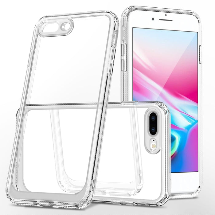 Crystal Clear a prueba de golpes PC + TPU Funda protectora