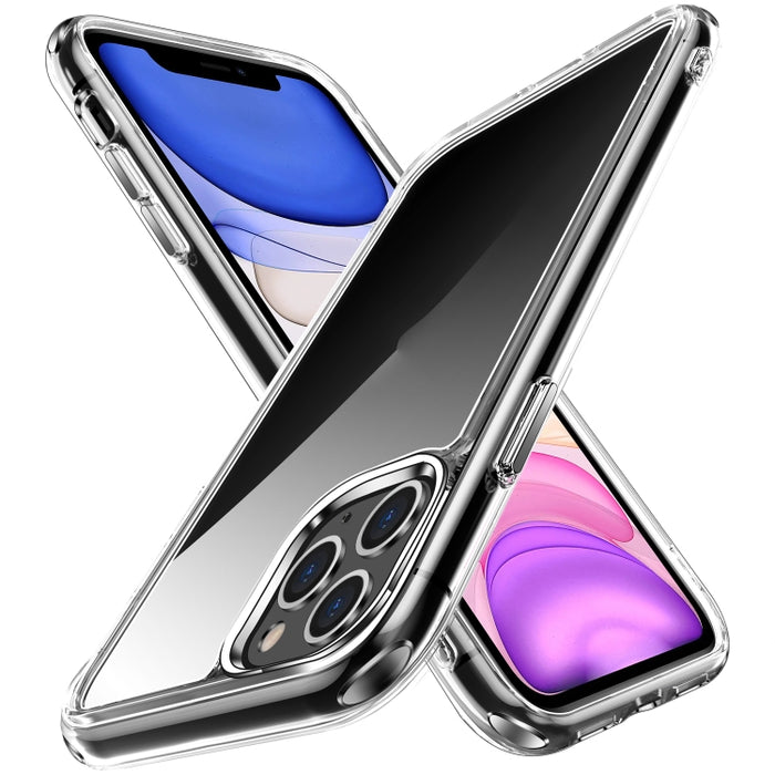 Funda protectora transparente a prueba de golpes TPU + PC