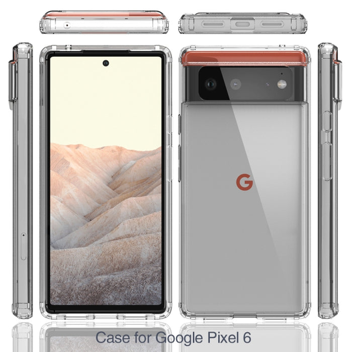 TPU a prueba de golpes a prueba de arañazos + funda protectora acrílica, For Google Pixel 6, For Google Pixel 6 Pro, For Xiaomi Redmi K40 / Poco F3
