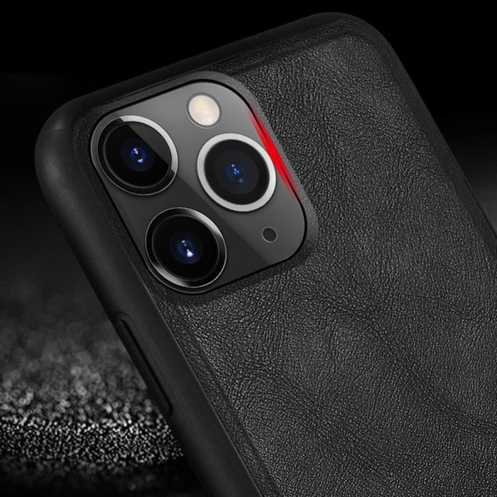 SULADA TPU a prueba de golpes + Funda protectora de cuero hecha a mano, For iPhone 11 Pro, For iPhone 11, For iPhone 11 Pro Max