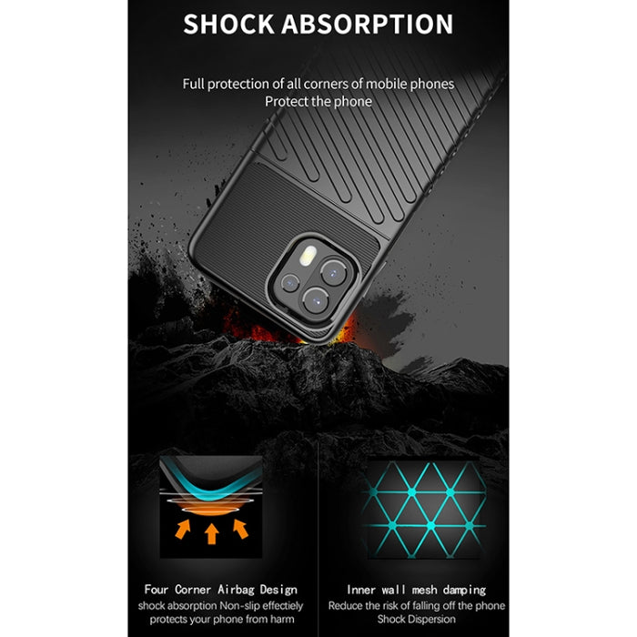 Estuche blando protector de TPU a prueba de golpes Thunderbolt, For Motorola Moto Edge 20 Lite / Edge 20 Fusion, For Motorola Moto Edge 20 Pro / S Pro, For Motorola Moto Edge 2021, For Xiaomi Redmi 10