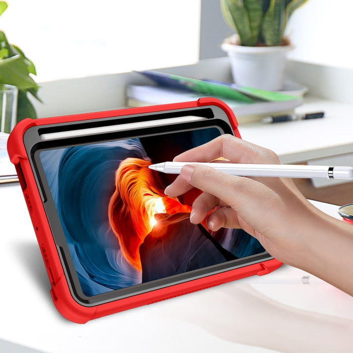 Funda protectora a prueba de golpes de silicona + PC con soporte