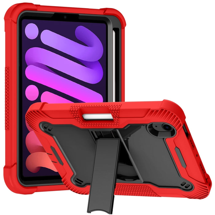 Funda protectora a prueba de golpes de silicona + PC con soporte