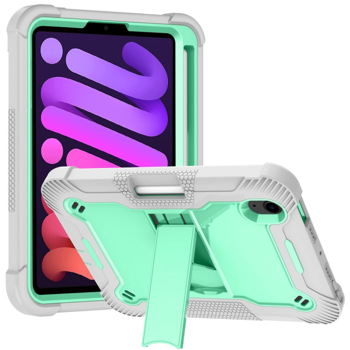 Funda protectora a prueba de golpes de silicona + PC con soporte