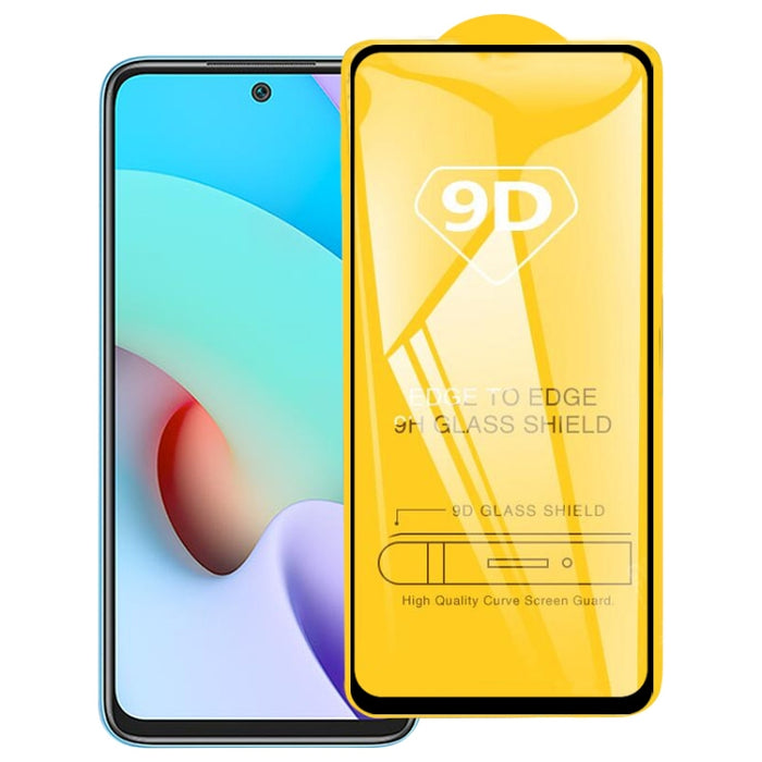 Película de vidrio templado de pantalla completa con pegamento completo 9D, For Huawei nova 8i, For Huawei Maimang 10 SE, For Honor X20, For Xiaomi Redmi 10 (1 PC), For Samsung Galaxy A03s (1 PC)