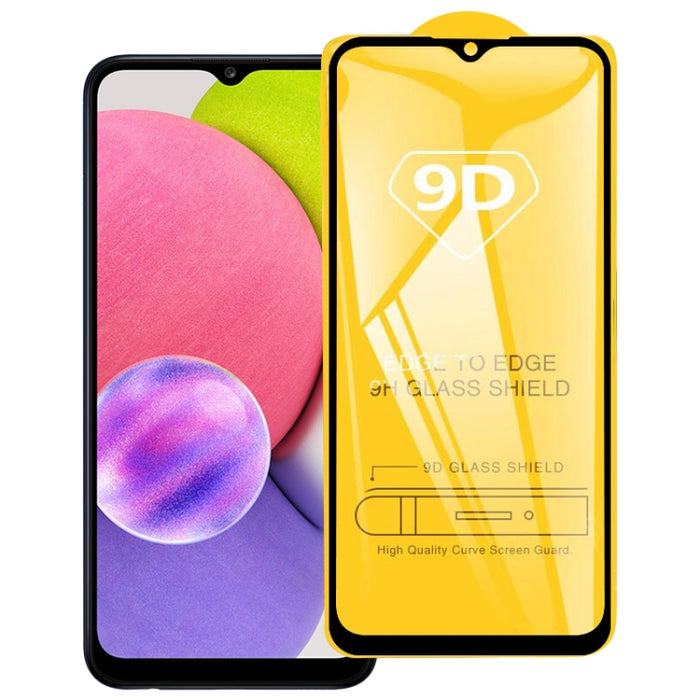 Película de vidrio templado de pantalla completa con pegamento completo 9D, For Huawei nova 8i, For Huawei Maimang 10 SE, For Honor X20, For Xiaomi Redmi 10 (1 PC), For Samsung Galaxy A03s (1 PC)
