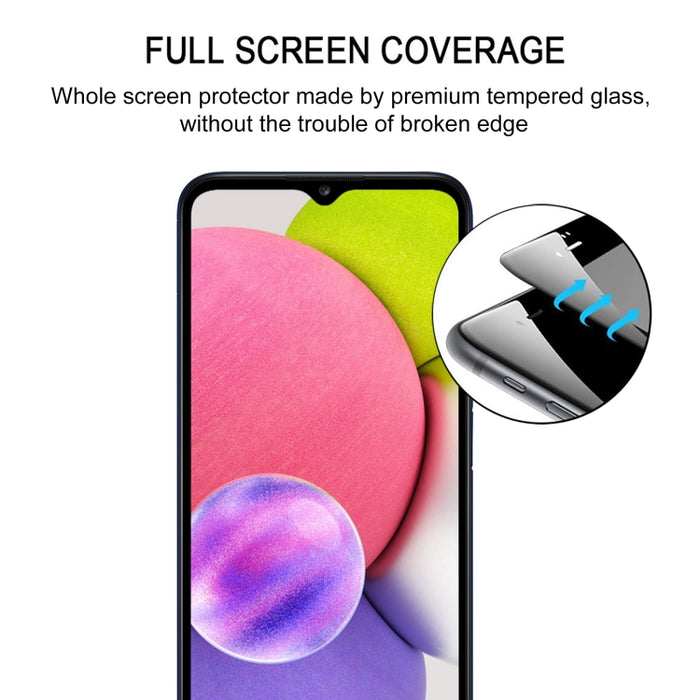 25 PCS Pegamento completo Protector de pantalla de cubierta completa Película de vidrio templado, For Samsung Galaxy A03s(25 PCS), For Samsung Galaxy A31s(25 PCS), For Samsung Galaxy A52s 5G(25 PCS), For Xiaomi Redmi 10 (25 PCS)