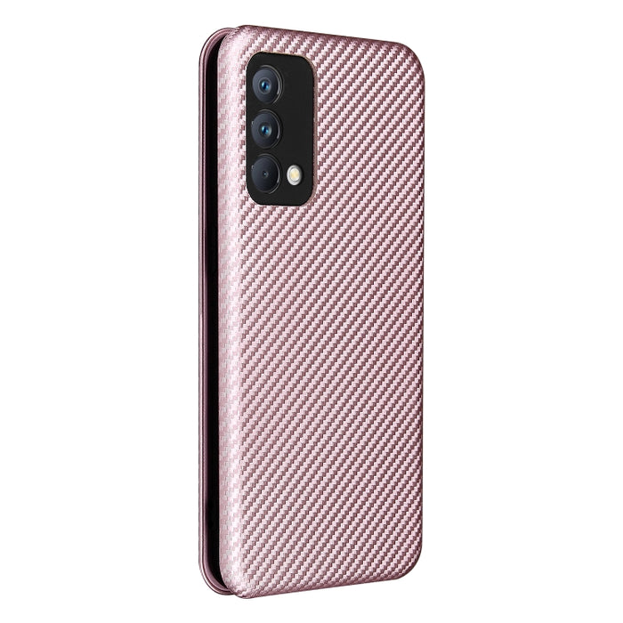 Textura de fibra de carbono Flip horizontal magnético TPU + PC + Funda de cuero PU con ranura para tarjeta, For OPPO Realme GT Master, For OPPO Reno6 Z, For Motorola Edge 20 Lite, For Xiaomi Redmi 10, For Xiaomi Mix 4