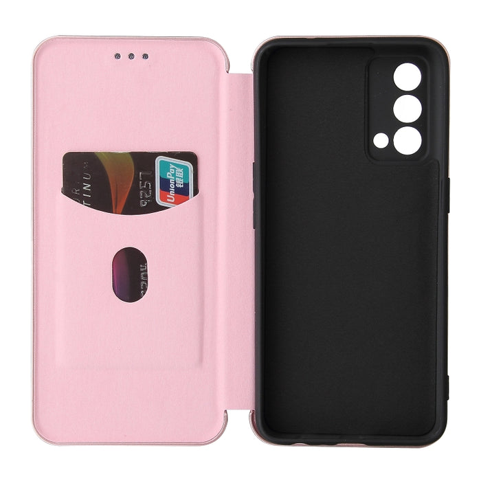 Textura de fibra de carbono Flip horizontal magnético TPU + PC + Funda de cuero PU con ranura para tarjeta, For OPPO Realme GT Master, For OPPO Reno6 Z, For Motorola Edge 20 Lite, For Xiaomi Redmi 10, For Xiaomi Mix 4