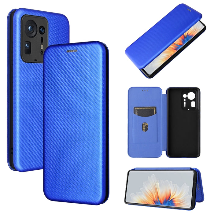 Textura de fibra de carbono Flip horizontal magnético TPU + PC + Funda de cuero PU con ranura para tarjeta, For OPPO Realme GT Master, For OPPO Reno6 Z, For Motorola Edge 20 Lite, For Xiaomi Redmi 10, For Xiaomi Mix 4