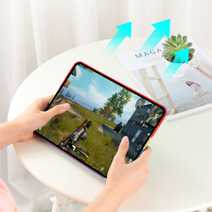 Rainbow Liquid Silicone + PC Funda protectora a prueba de golpes