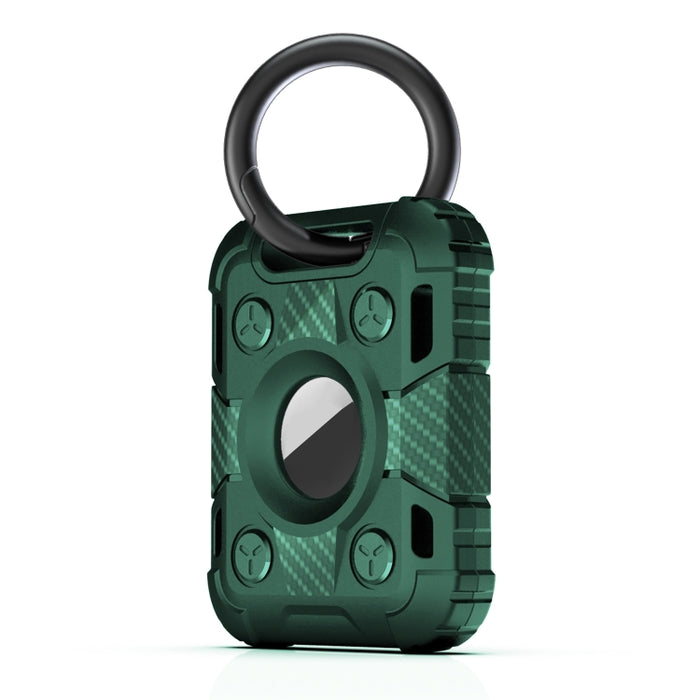 Tank Armor Funda protectora de TPU de fibra de carbono antiarañazos a prueba de golpes con anillo de llavero Loop