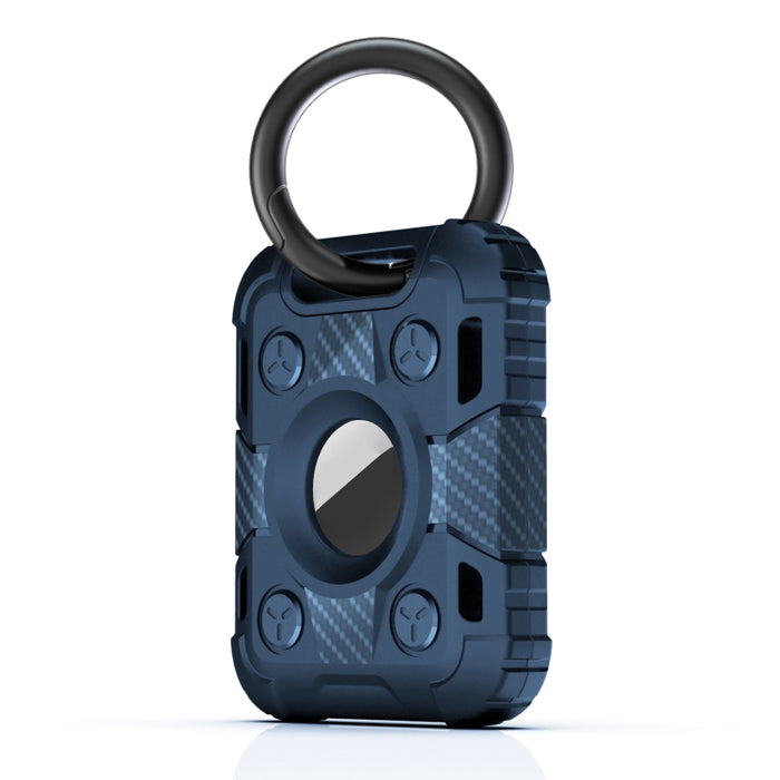 Tank Armor Funda protectora de TPU de fibra de carbono antiarañazos a prueba de golpes con anillo de llavero Loop