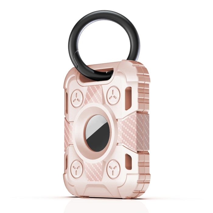 Tank Armor Funda protectora de TPU de fibra de carbono antiarañazos a prueba de golpes con anillo de llavero Loop