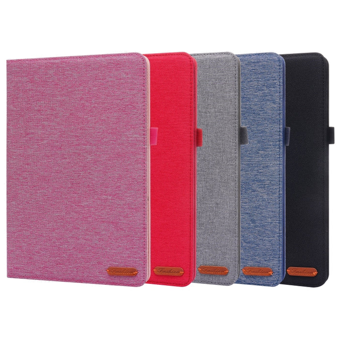 Flip horizontal TPU + funda protectora de cuero PU de tela con clip para tarjeta de presentación, For Xiaomi Pad 5 / 5 Pro