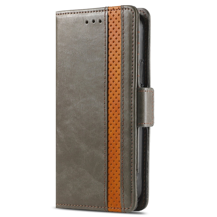 CaseNeo Business Splicing Dual Magnetic Buckle Funda de cuero de PU con tapa horizontal con soporte y ranuras para tarjetas y billetera, For Xiaomi Redmi Note 10, For Xiaomi Redmi Note 10 5G, For Xiaomi Redmi 10, For Xiaomi Redmi K40 Gaming            ...