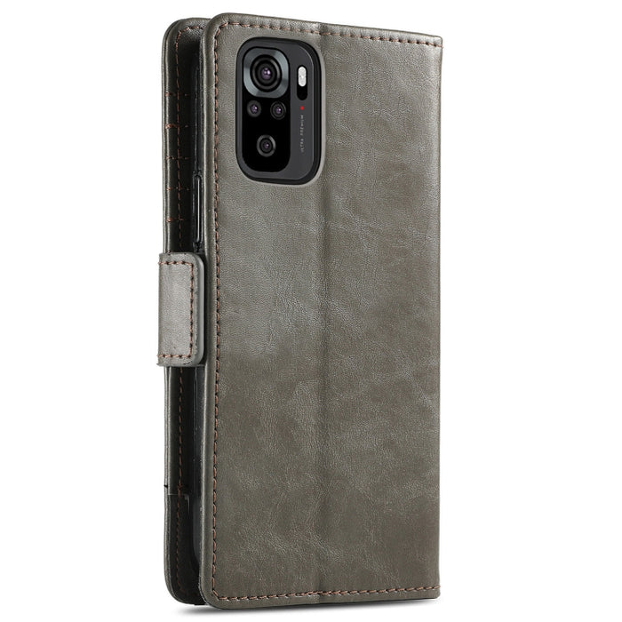 CaseNeo Business Splicing Dual Magnetic Buckle Funda de cuero de PU con tapa horizontal con soporte y ranuras para tarjetas y billetera, For Xiaomi Redmi Note 10, For Xiaomi Redmi Note 10 5G, For Xiaomi Redmi 10, For Xiaomi Redmi K40 Gaming            ...