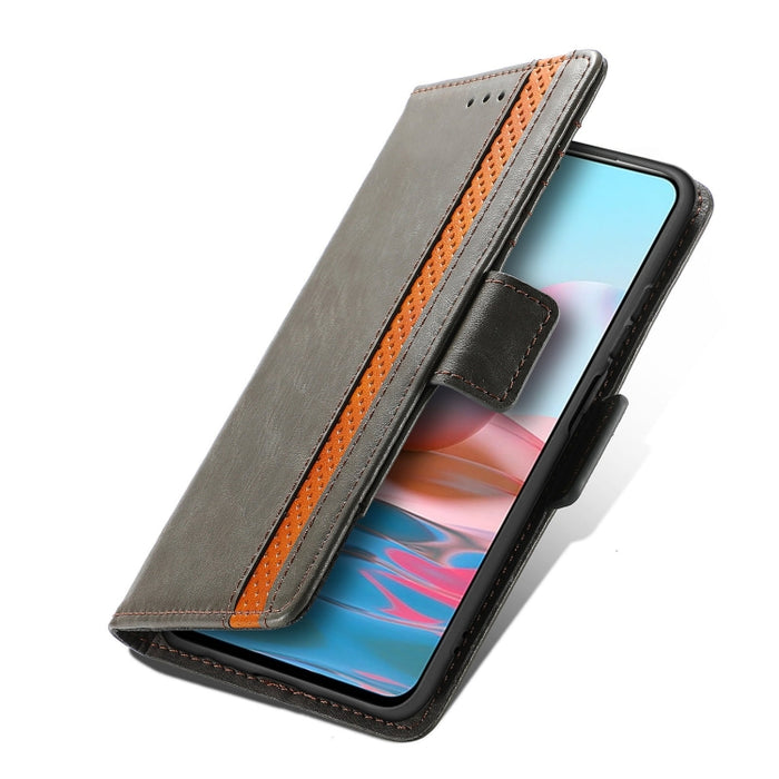 CaseNeo Business Splicing Dual Magnetic Buckle Funda de cuero de PU con tapa horizontal con soporte y ranuras para tarjetas y billetera, For Xiaomi Redmi Note 10, For Xiaomi Redmi Note 10 5G, For Xiaomi Redmi 10, For Xiaomi Redmi K40 Gaming            ...