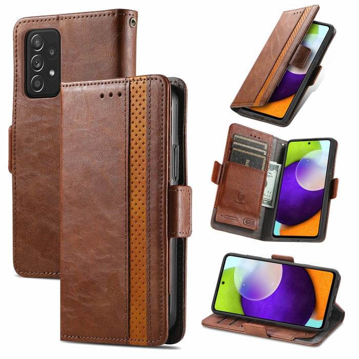 CaseNeo Business Splicing Dual Magnetic Buckle Funda de cuero de PU con tapa horizontal con soporte y ranuras para tarjetas y billetera, For Xiaomi Redmi Note 10, For Xiaomi Redmi Note 10 5G, For Xiaomi Redmi 10, For Xiaomi Redmi K40 Gaming            ...