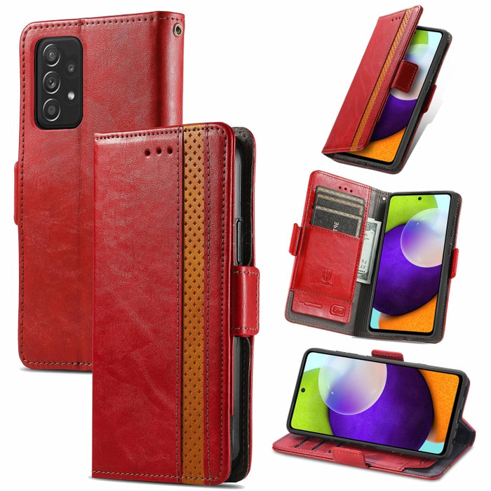 CaseNeo Business Splicing Dual Magnetic Buckle Funda de cuero de PU con tapa horizontal con soporte y ranuras para tarjetas y billetera, For Xiaomi Redmi Note 10, For Xiaomi Redmi Note 10 5G, For Xiaomi Redmi 10, For Xiaomi Redmi K40 Gaming            ...