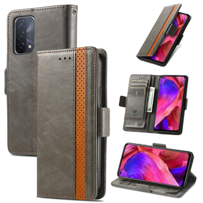 CaseNeo Business Splicing Dual Magnetic Buckle Funda de cuero de PU con tapa horizontal con soporte y ranuras para tarjetas y billetera, For Xiaomi Redmi Note 10, For Xiaomi Redmi Note 10 5G, For Xiaomi Redmi 10, For Xiaomi Redmi K40 Gaming            ...
