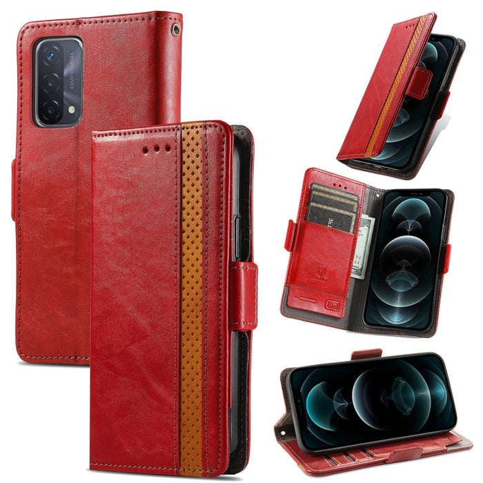CaseNeo Business Splicing Dual Magnetic Buckle Funda de cuero de PU con tapa horizontal con soporte y ranuras para tarjetas y billetera, For Xiaomi Redmi Note 10, For Xiaomi Redmi Note 10 5G, For Xiaomi Redmi 10, For Xiaomi Redmi K40 Gaming            ...