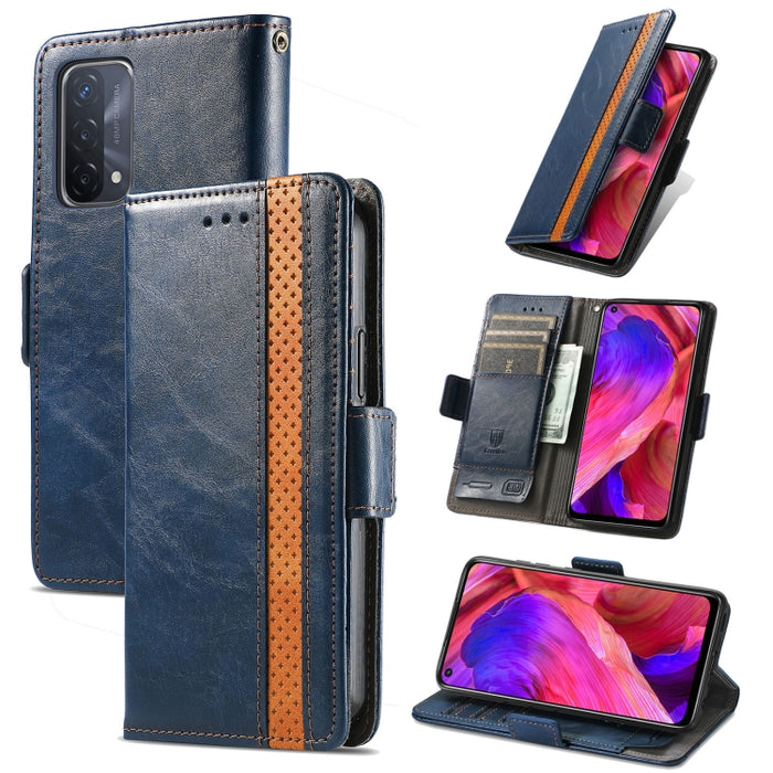 CaseNeo Business Splicing Dual Magnetic Buckle Funda de cuero de PU con tapa horizontal con soporte y ranuras para tarjetas y billetera, For Xiaomi Redmi Note 10, For Xiaomi Redmi Note 10 5G, For Xiaomi Redmi 10, For Xiaomi Redmi K40 Gaming            ...