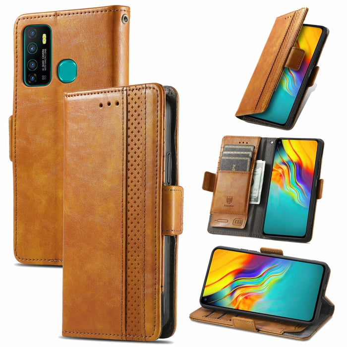 CaseNeo Business Splicing Dual Magnetic Buckle Funda de cuero de PU con tapa horizontal con soporte y ranuras para tarjetas y billetera, For Xiaomi Redmi Note 10, For Xiaomi Redmi Note 10 5G, For Xiaomi Redmi 10, For Xiaomi Redmi K40 Gaming            ...