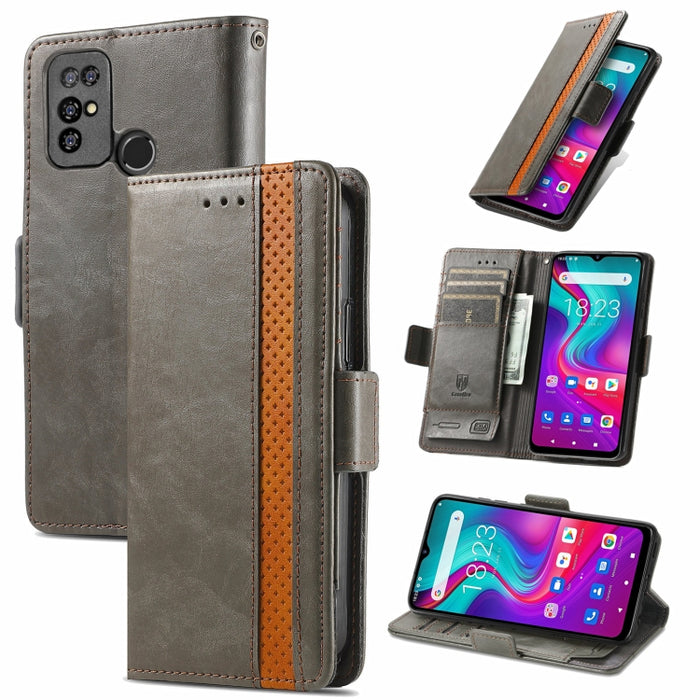 CaseNeo Business Splicing Dual Magnetic Buckle Funda de cuero de PU con tapa horizontal con soporte y ranuras para tarjetas y billetera, For Xiaomi Redmi Note 10, For Xiaomi Redmi Note 10 5G, For Xiaomi Redmi 10, For Xiaomi Redmi K40 Gaming            ...