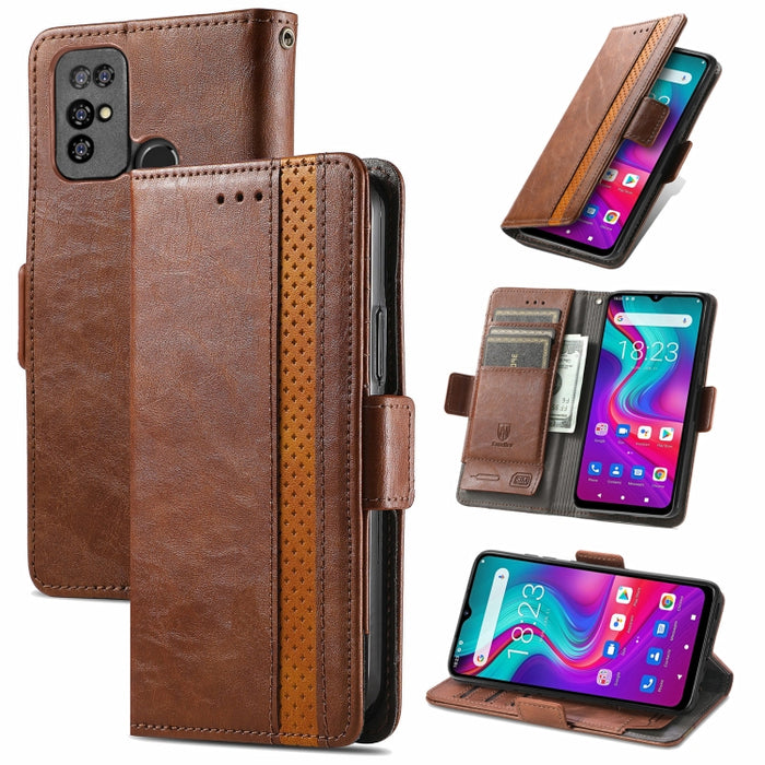 CaseNeo Business Splicing Dual Magnetic Buckle Funda de cuero de PU con tapa horizontal con soporte y ranuras para tarjetas y billetera, For Xiaomi Redmi Note 10, For Xiaomi Redmi Note 10 5G, For Xiaomi Redmi 10, For Xiaomi Redmi K40 Gaming            ...