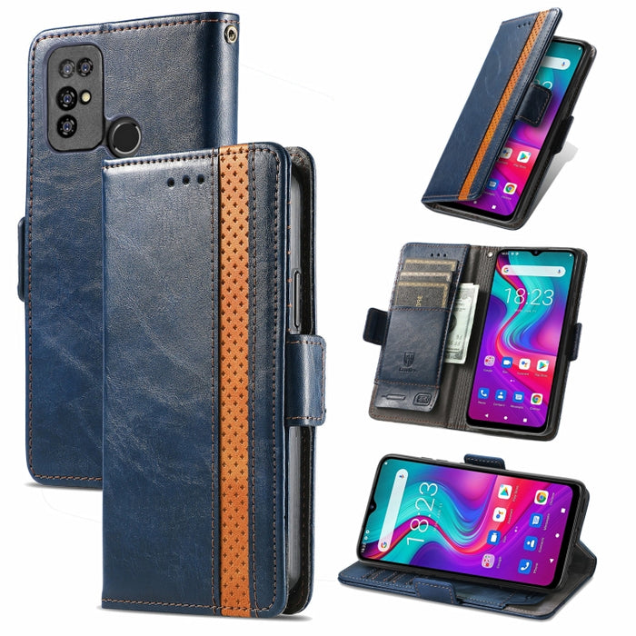 CaseNeo Business Splicing Dual Magnetic Buckle Funda de cuero de PU con tapa horizontal con soporte y ranuras para tarjetas y billetera, For Xiaomi Redmi Note 10, For Xiaomi Redmi Note 10 5G, For Xiaomi Redmi 10, For Xiaomi Redmi K40 Gaming            ...
