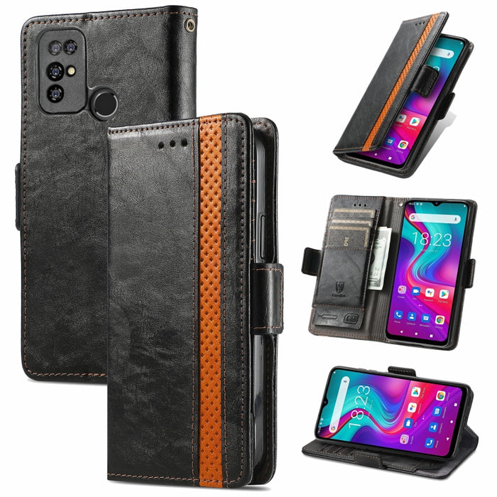 CaseNeo Business Splicing Dual Magnetic Buckle Funda de cuero de PU con tapa horizontal con soporte y ranuras para tarjetas y billetera, For Xiaomi Redmi Note 10, For Xiaomi Redmi Note 10 5G, For Xiaomi Redmi 10, For Xiaomi Redmi K40 Gaming            ...